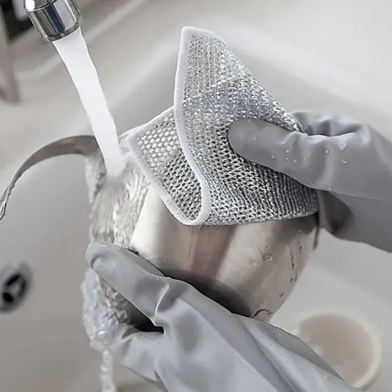 🔥Double Stainless Steel Scrubber
